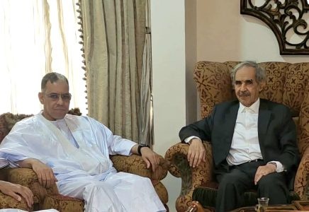 ولد ببانه يزور ولد الطايع للتهنئة بعيد الأضحى المبارك