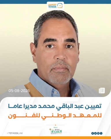 تعيين عبد الباقي ولد محمد مديرا عاما للمعهد الوطني للفنون