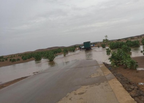وزارة الداخلية: أمطار في 6 ولايات موريتانية
